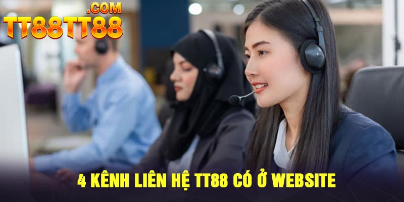 4 kênh liên hệ TT88 có ở website