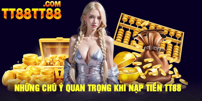 Những chú ý quan trọng khi nạp tiền TT88